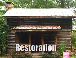 Historic Log Cabin Restoration  Early County, Georgia